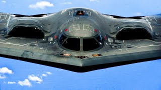 B2 Spirit Stealth Bomber Mid Air Refueling  Includes Radio Conversation  MFA [upl. by Kavanagh]