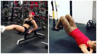 Anllela Sagra Vs Alyssa Loughran → Workout Motivation [upl. by Ylrbmik]