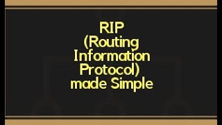 RIP Routing Information Protocol made Simple [upl. by Anihcak]