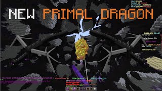 Killing the FIRST PRIMAL DRAGON in Hypixel Skyblock [upl. by Asilrak]