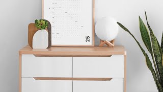 A Kickstarter Project We Love The Minimalists Wall Calendar Visualize Your 2025 [upl. by Ergener]