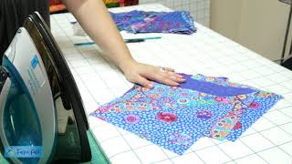 Tridazzle Quilt Quick class from 10quot squares [upl. by Bondon896]