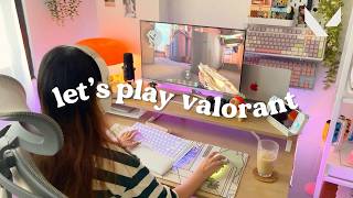 cozy valorant 🍃  aesthetic desk setup  chill sage gameplay singularity vandal ✨ [upl. by Odareg]