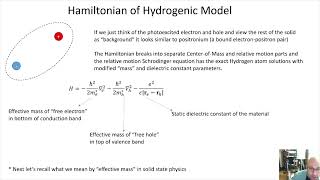 Zoology of Excitons Lecture 01 Textbook Exciton Physics [upl. by Lashonde138]