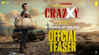 Crazxy  Official Teaser  Sohum Shah  Girish Kohli  In Cinemas 28th Feb 2025 [upl. by Renault874]