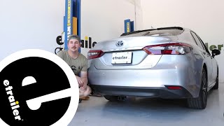 etrailer  How to Set Up Your Curt Trailer Hitch Receiver on a 2022 Toyota Camry [upl. by Garmaise]