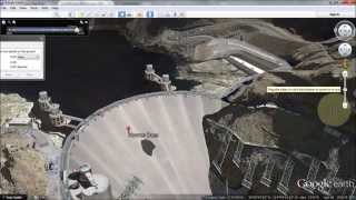 A Crack In Hoover Dam Google Earth 666 and 322 [upl. by Bahner161]