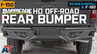 20152019 F150 Barricade HD OffRoad Rear Bumper Review amp Install [upl. by Pasadis]