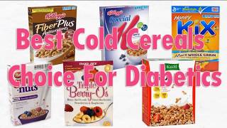 which cold cereals can diabetics eat [upl. by Cordelie351]