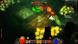 Diablo 3 Spider Queen Araneae Boss Fight HD [upl. by Afaw]