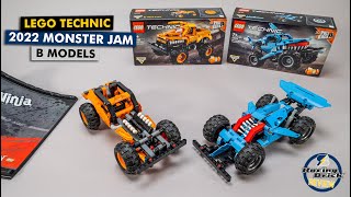 LEGO Technic 2022 Monster Jam B models review [upl. by Airotnes]