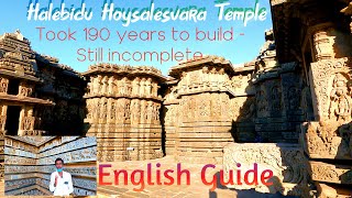 Halebidu hoysaleswara temple full tour in English with Guide  Hoysala Temples  Karnataka [upl. by Ecnaralc]