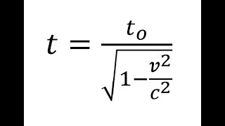 Time Dilation formula derivation Special Relativity [upl. by Tye794]