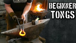 A Different Way of Forging Beginner Blacksmith Tongs [upl. by Inaleon]