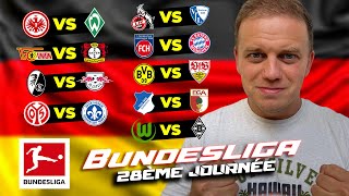 MES 9 PRONOSTICS BUNDESLIGA  DORTMUND  STUTTGART  HEIDENHEIM  BAYERN  FRIBOURG  LEIPZIG [upl. by Domash]