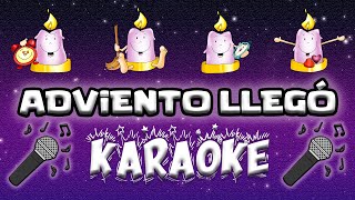 ADVIENTO LLEGÓ  KARAOKE  Unai Quirós [upl. by Varien]