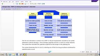 SAP MM MRP Lot Size Calculation [upl. by Latsyrcal]