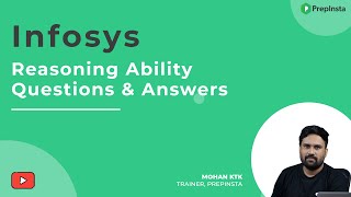 Infosys Reasoning Ability Questions and Answers [upl. by Elynad]