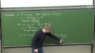 Topological spaces  construction and purpose  Lec 04  Frederic Schuller [upl. by Till111]