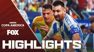 Argentina vs Colombia Highlights  2024 Copa América  Final [upl. by Viveca]