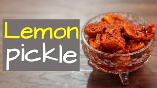 Instant Lemon Pickle Recipe  Homemade lemon pickle  Spicy Lemon Pickle  MasalaWali [upl. by Tearle416]