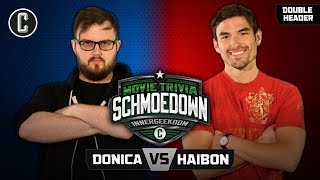 Mark Donica VS Jared Haibon amp Stacy Howard VS RB3  Movie Trivia Schmoedown [upl. by Ettesoj]