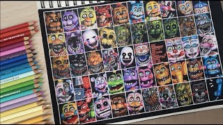 Drawing the UCNPoster  FNaF [upl. by Rosmarin]