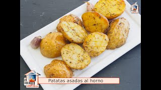 Cómo hacer patatas asadas al horno [upl. by Jacquetta]