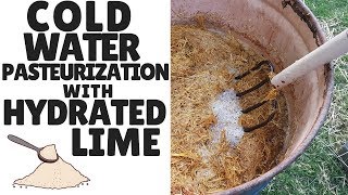 Cold Water Lime Pasteurization For Growing Mushrooms [upl. by Dyrraj856]