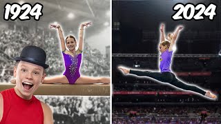 We tried 100 YEARS of Gymnastics [upl. by Quinlan]