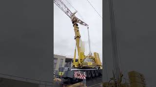 HUGE 600 Ton Liebherr with Luffing Jib Life of a Crane Operator [upl. by Atsed]