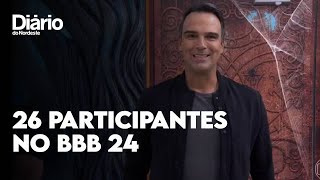 BBB 24 reality terá 26 participantes nesta edição [upl. by Nodearb800]