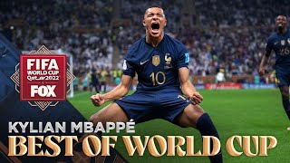 Kylian Mbappé BEST moments for France in the 2022 FIFA World Cup  FOX Soccer [upl. by Alekal552]