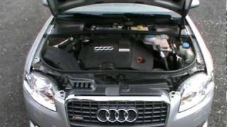 2007 Audi A4 20 TDI DPF SLINE ReviewStart Up Engine and In Depth Tour [upl. by Kalvn]