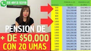 Pensiones de mas de 50000 con 20 UMAS [upl. by Hada310]