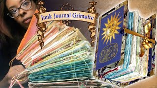 Making a Seasonal Grimoire Junk Journal Book Of Shadows Mistakes And How To Fix Them [upl. by Ennovehs]