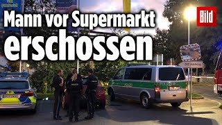 Schüsse vor Supermarkt Tödliche Attacke in Abensberg Bayern [upl. by Yejus]