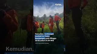 Naomi Pendaki yang Hilang di Gunung Slamet Berhasil Ditemukan [upl. by Tallou840]