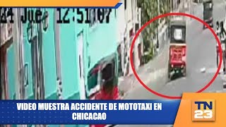 VIdeo muestra accidente de mototaxi en Chicacao [upl. by Ellehcirt196]