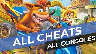 Crash Team Racing NitroFueled  ALL Cheat Codes PS4 Xbox One amp Switch [upl. by Vickey703]