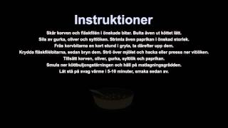 Ett recept till kreolsk gryta [upl. by Ally]