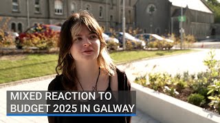 Mixed reaction to Budget 2025 in Galway [upl. by Anayek]