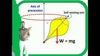 precessional motion  spinning top [upl. by Jimmie399]