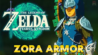 Zelda Tears of the Kingdom  Full Zora Armor Set Location [upl. by Uis]