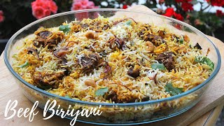 Beef Biriyani Recipe  Easy Biriyani Recipe for beginners  Beef Biriyani Kerala Style [upl. by Adnilam]