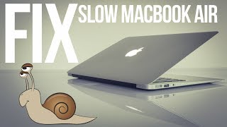 Slow MacBook Air Why is my MacBook Air running slow  FIX [upl. by Darmit]