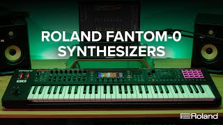 Roland FANTOM0 Series Synthesizers  FANTOM06 FANTOM07 FANTOM08 [upl. by Mehalick]