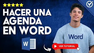 ¿Cómo Hacer una AGENDA en Word  🗒 Organiza tu Información con Word 🗒 [upl. by Helaina]