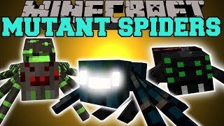 Minecraft MUTANT SPIDERS GET READY TO DIE Mod Showcase [upl. by Tomasz438]