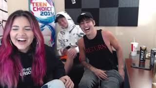 Funny moments drunk livestream with Sam Colby and Kat [upl. by Leodora]